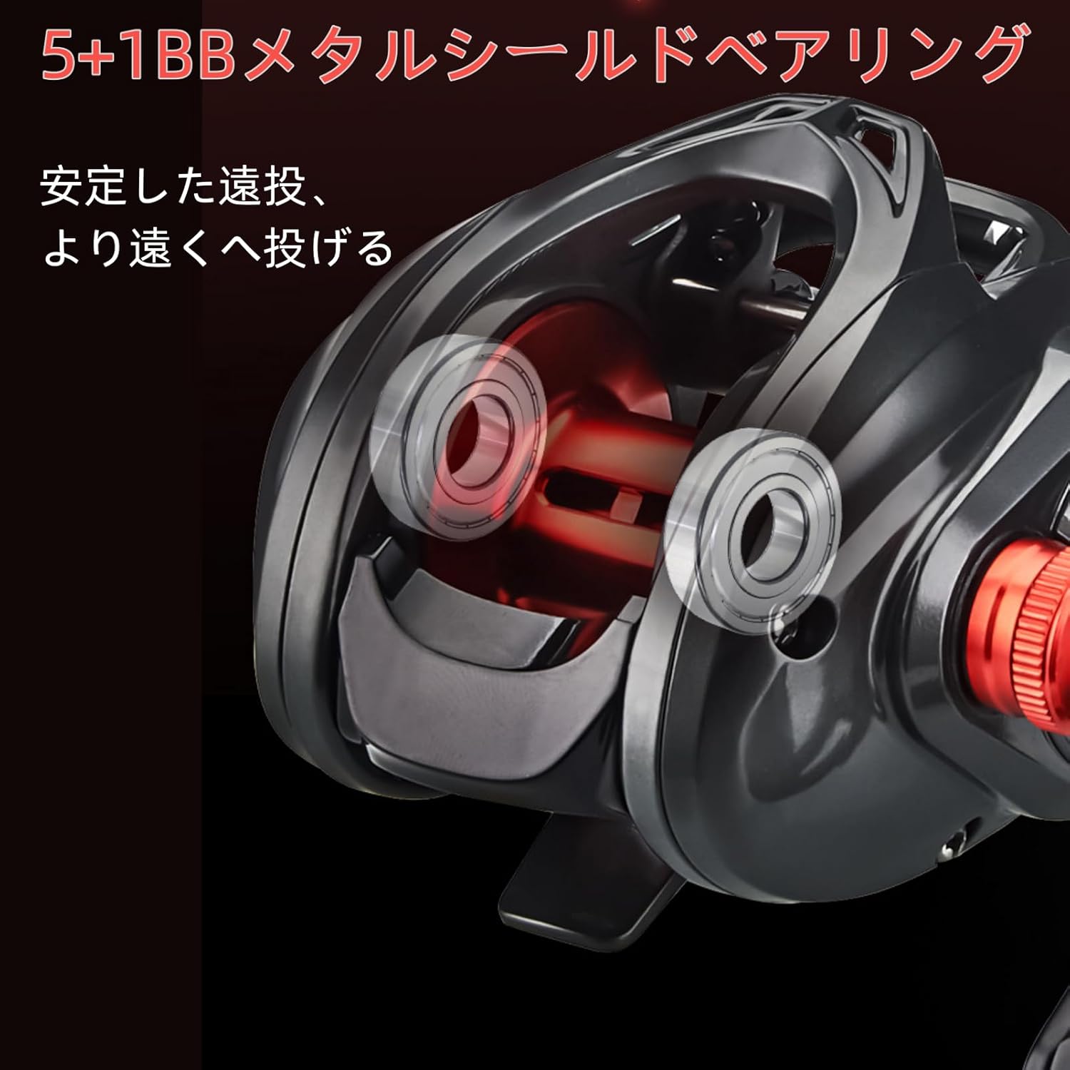 Fishing Reel, Explosion-proof Line, Anti-Rust, 7.2:1 Gear Ratio, Easy Operation, Lightweight, Right Handle, 22.0 lbs (10 kg), Load Capacity, For Both Saltwater and Freshwater Fishing, Casting Fishing,