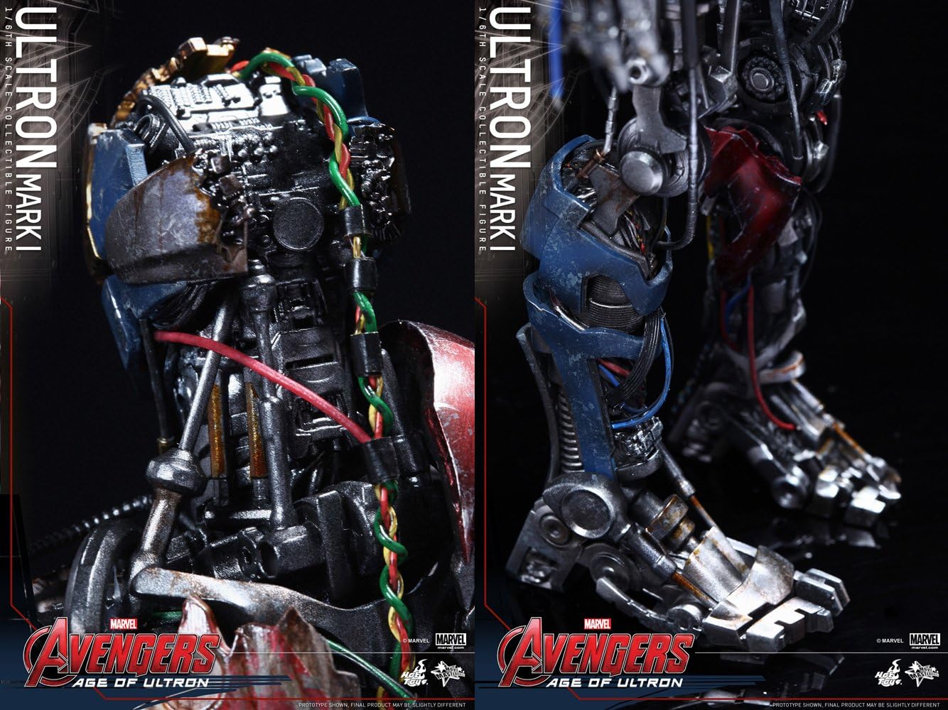 ムービー・マスターピース アベンジャーズ/エイジ・オブ・ウルトロンウルトロン・マーク1 1/6スケール プラスチック製 塗装済み可動フィギュア