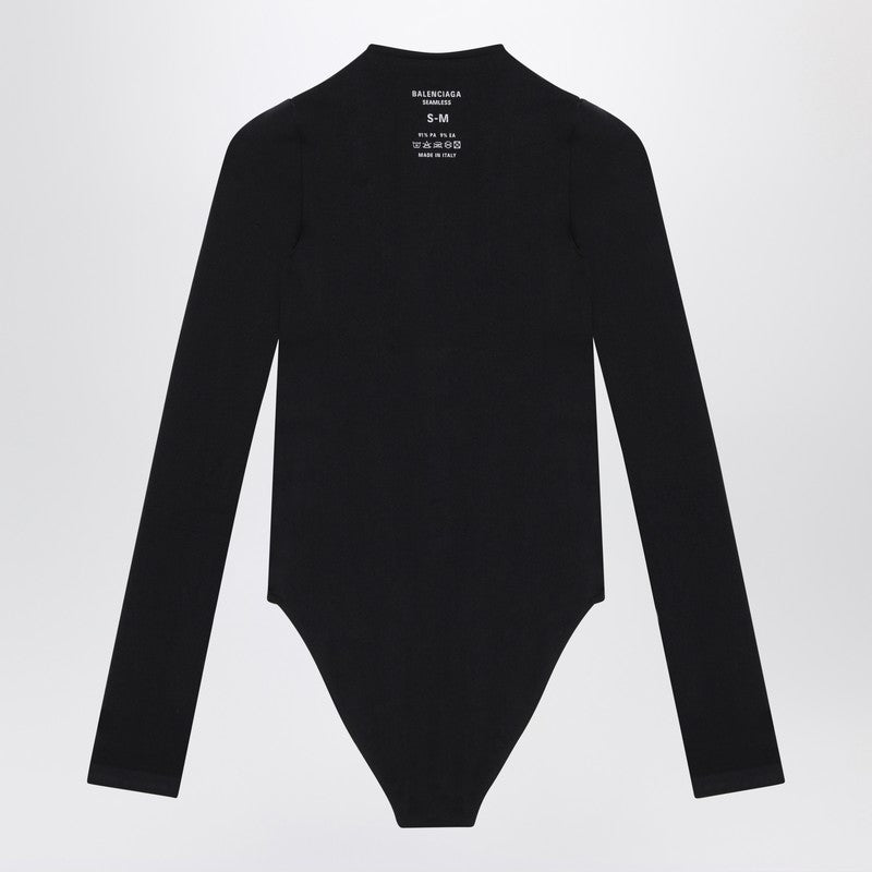 Balenciaga バレンシアガブラックナイロンボディスーツ - Image 2