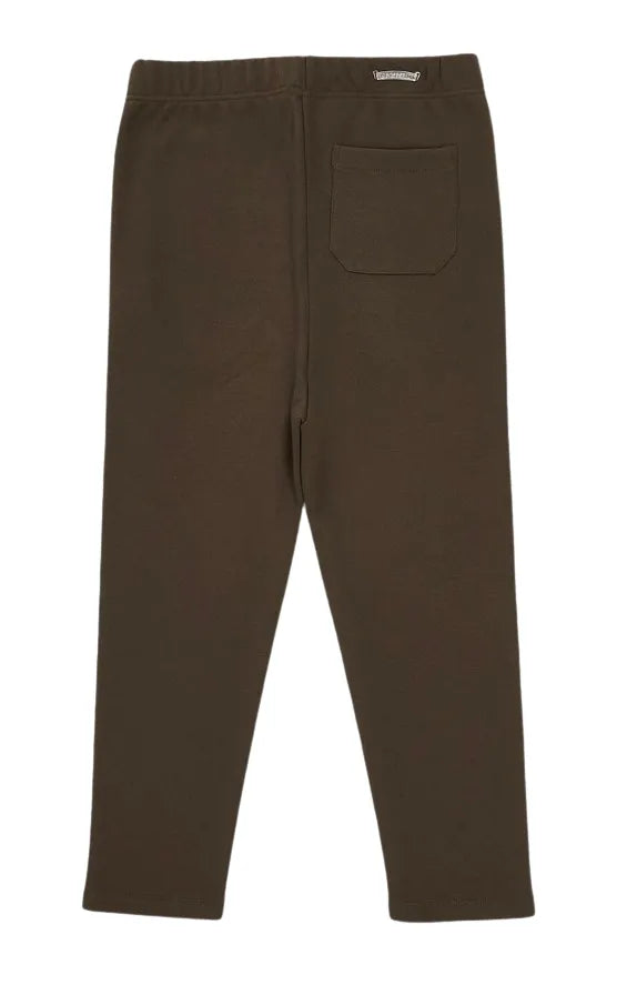 CHROME HEARTS 'SLO RIDE' BROWN SWEATPANTS