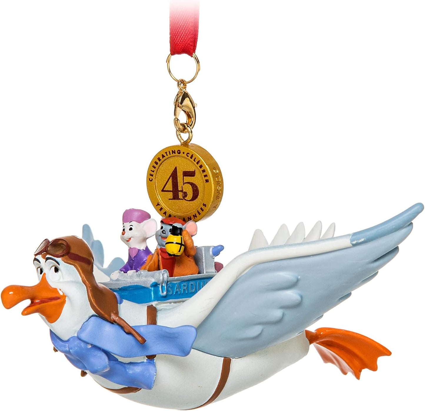 Disney The Rescuers Legacy Sketchbook Ornamento – 45 aniversario – lanzamiento limitado