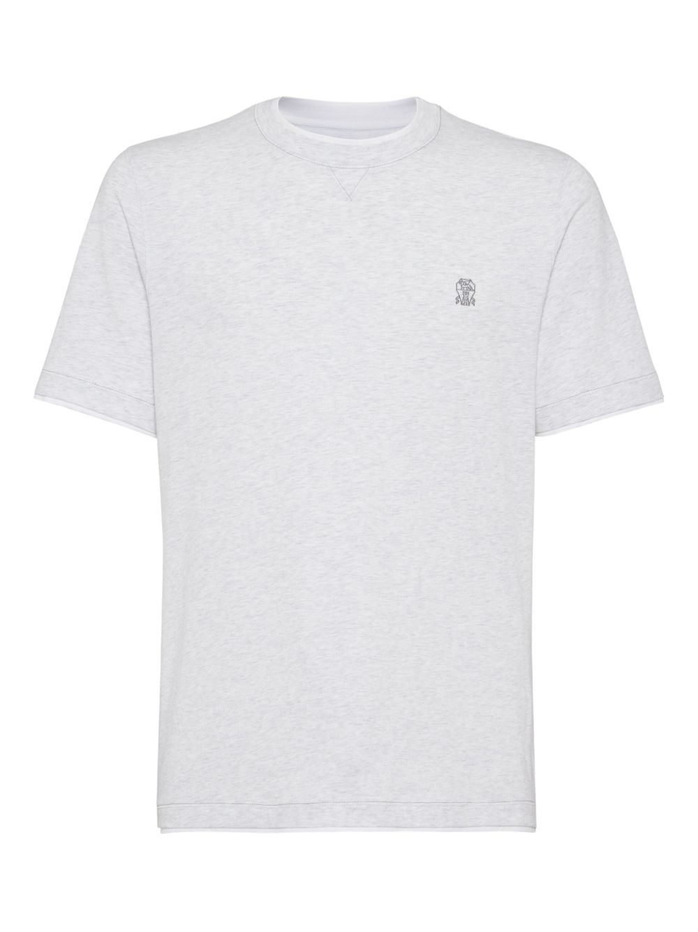 Brunello Brunello CucinelliロゴコットンTシャツ - Image 2