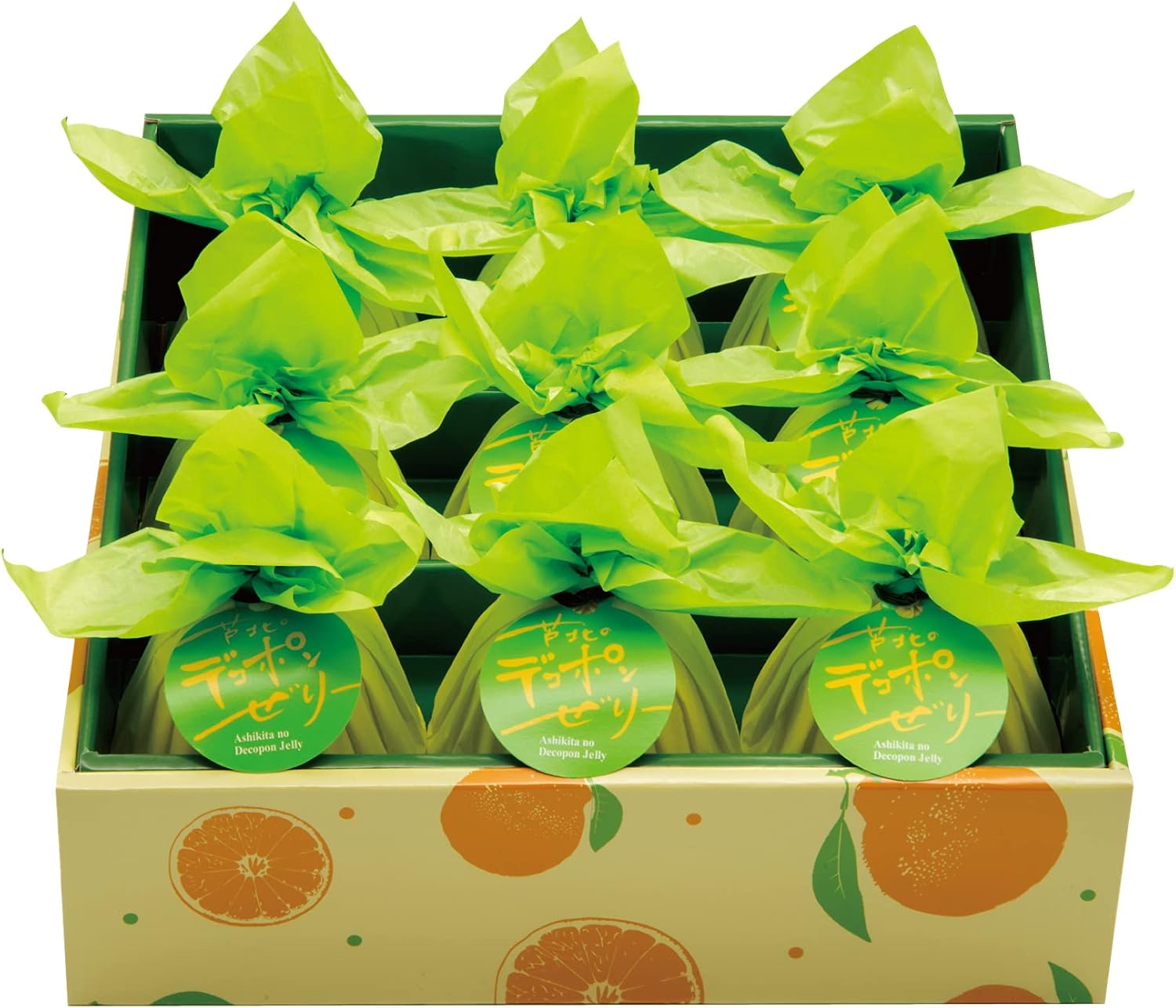 Kumamoto Kabo Dekopon Jelly Produced in Ashikita, Kumamoto Prefecture, 9 Pieces (Gift Boxed), Assorted Jelly Gift