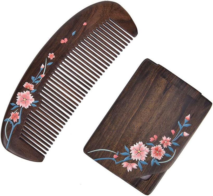 TAN MUJIANG Wooden Comb, Like Cherry Blossoms