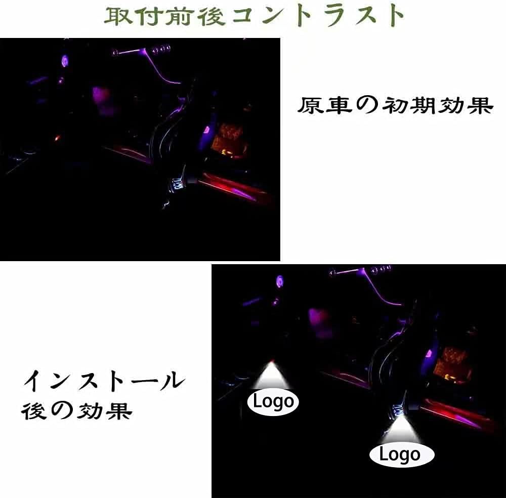 Toyota Camry 70 Series 50 Series 40 Series Car Logo Projection Courtesy Lamp Door Welcome Light Replacement Type