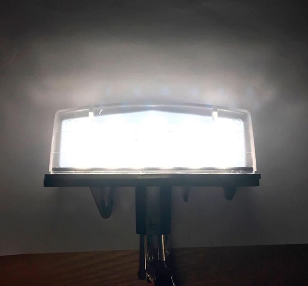 Prius 20 Series 30 Series License Plate Lamp LED Prius PHV 30 Series Prius α 40 Series C-HR ZYX10/NGX50 RAV4 License Lamp Genuine Replacement Type 2 Pack White