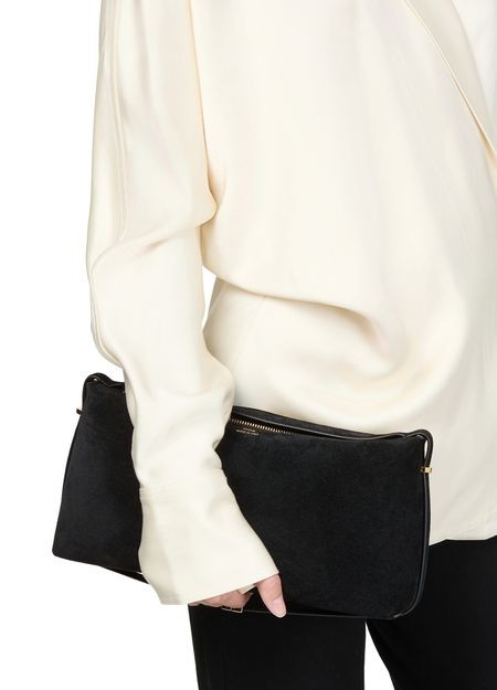 TOTEME Belted suede clutch - Image 2