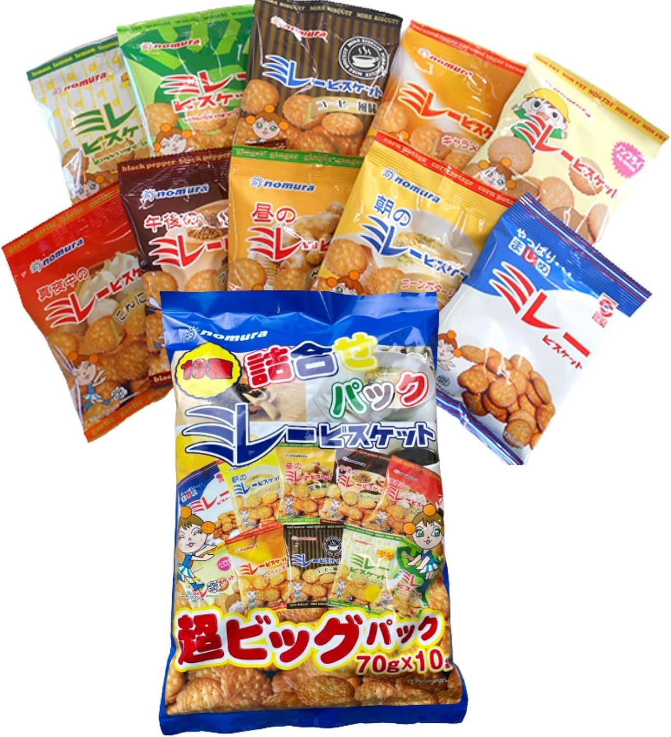 Mameya Developed Product, Millet Biscuits (Yari Maji), Set of 10 Types