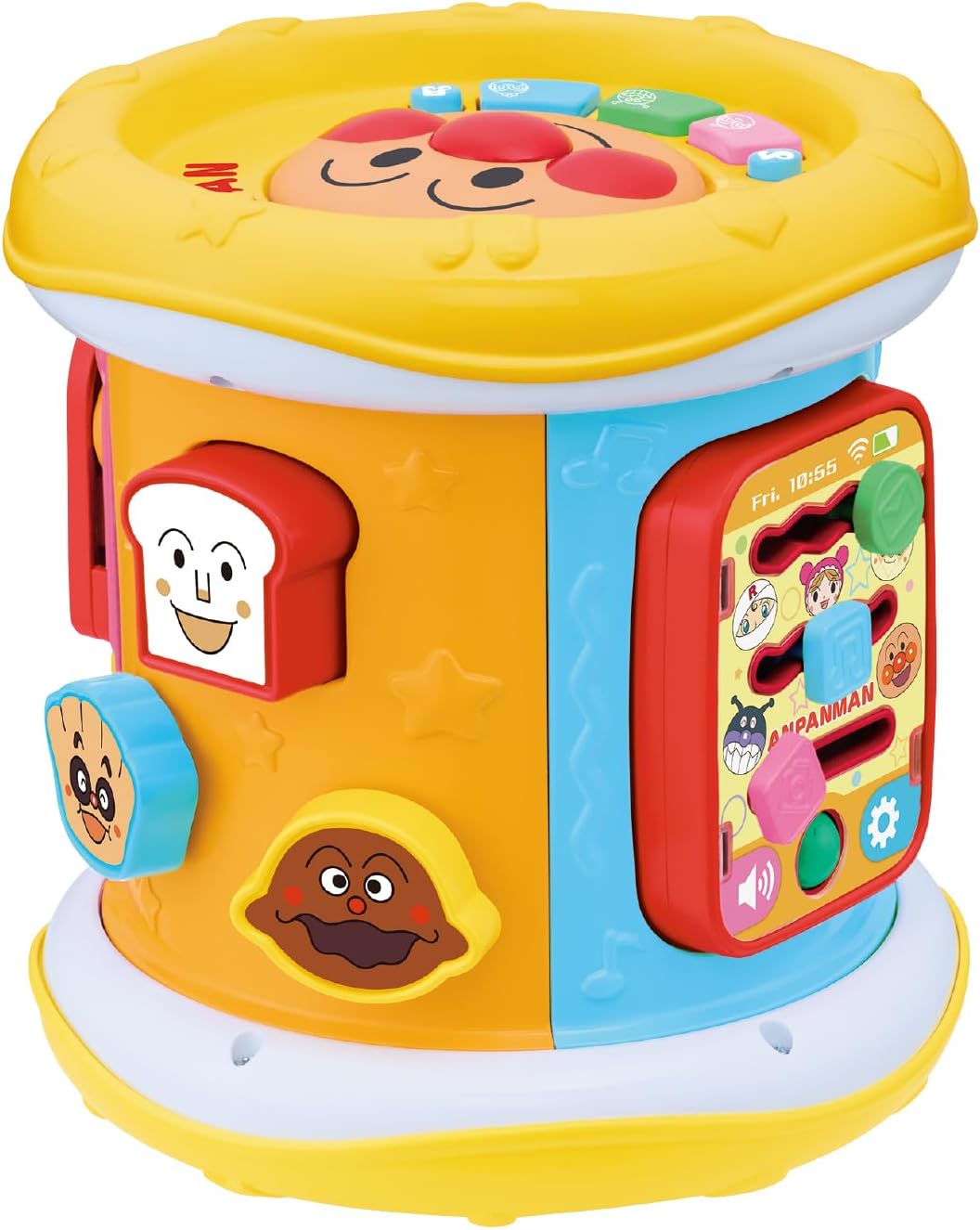 Agatsuma Anpanman Melody Roller for Hand Play, Recommended Age: 8 Months and Up