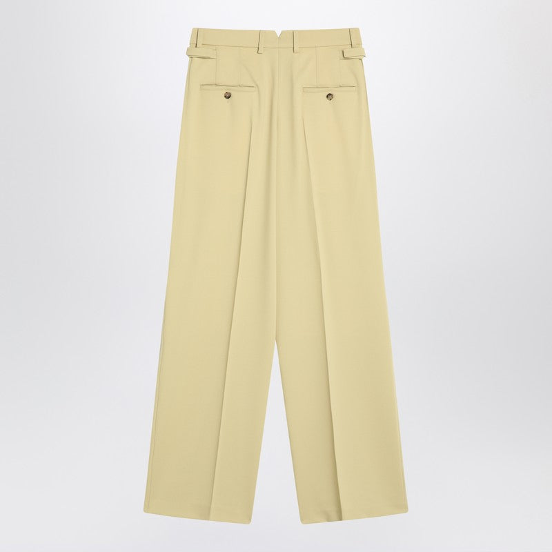 Ami Paris Wide Lime Coloredウールのズボン - Image 2