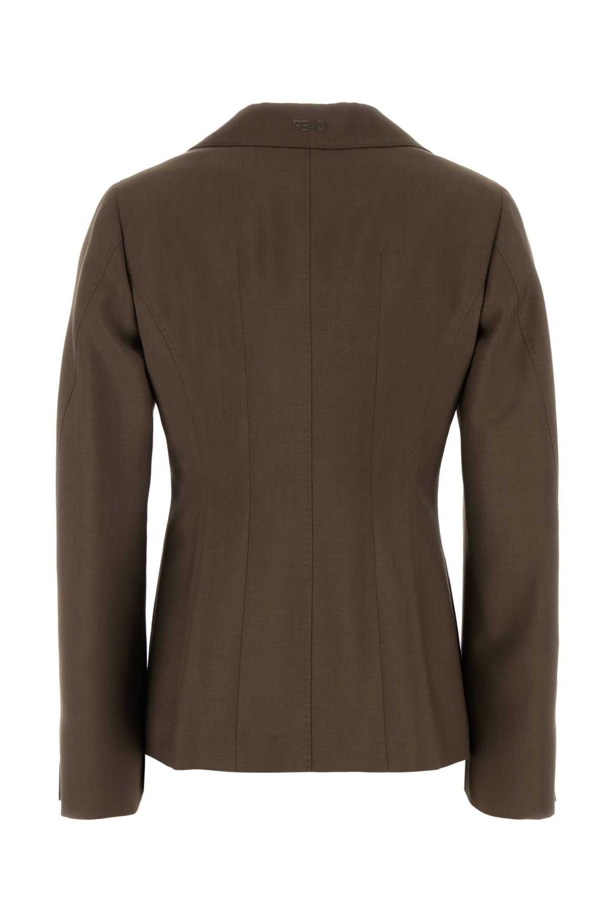 Fendi フェンディマッドウールブレンドブレザー - Image 2