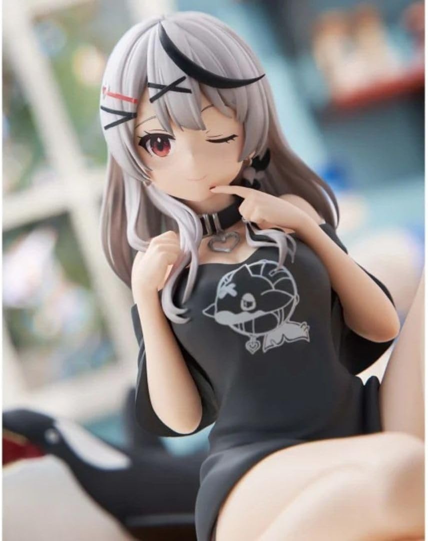 Holo 'Live #holo' Live IF -Relax Time - Sha Hanasha Kuroe Official Figure Goods Collection Approx. 4.7 inches (12 cm)