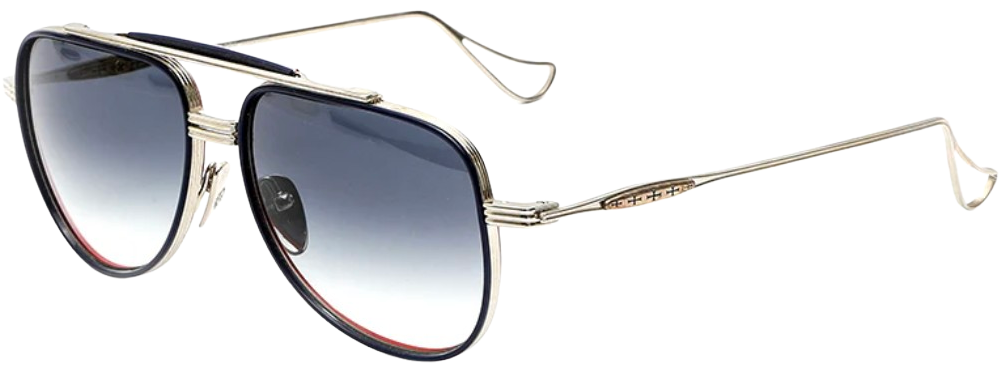 CHROME HEARTS 'INSTAKILO' BLUE/RED SUNGLASSES