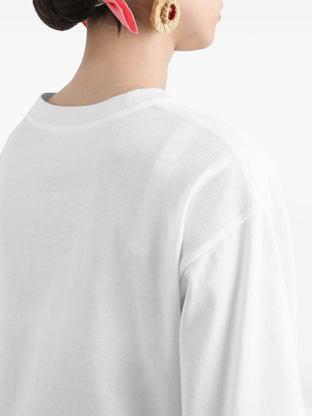 Dolce  Gabbana ドルチェ＆ガッバーナロゴコットンTシャツ - Image 2
