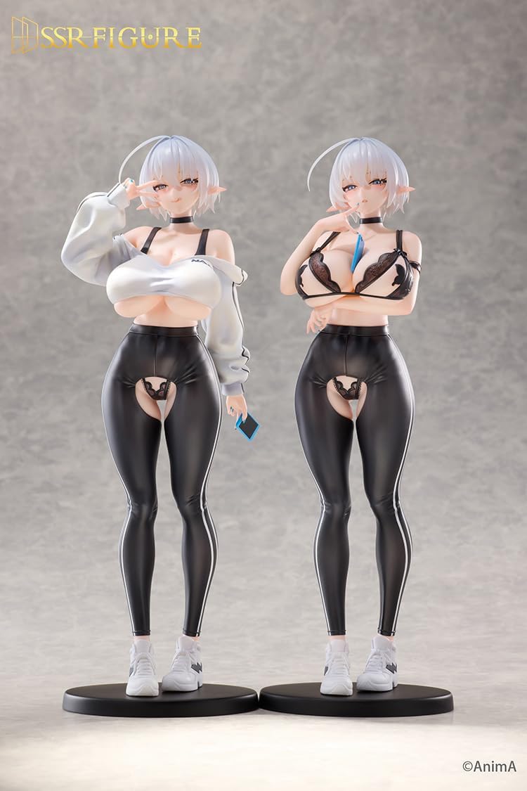 Original Scale Figure, SSR FIGURE, Nauphelia, 1/6 Scale, Complete Figure, PVC & ABS, Painted & Assembled Product, 1/6 Scale, 2 x Dedicated Bases, Total Height Approx. 11.0 inches (280 mm