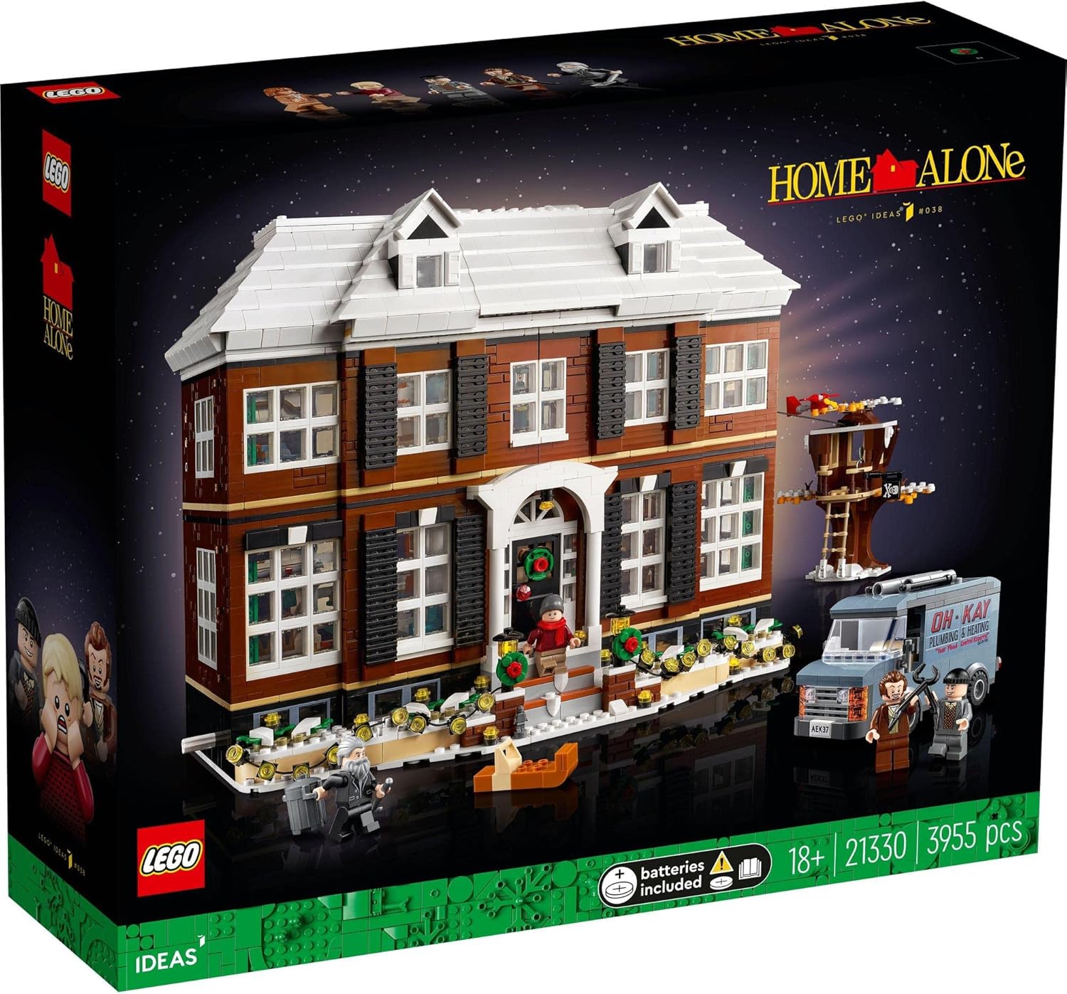 LEGO Ideas Home Alone Toy Building Block Birthday Present Blocks Mother's Day Father's Day Male Female Interior Stylish Mother Father 21330