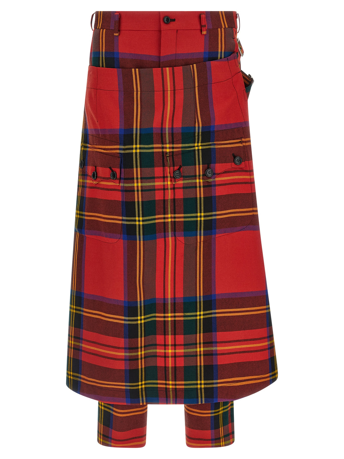 Comme コム デ ギャルソン オム プリュス タータン パンツ - Image 2