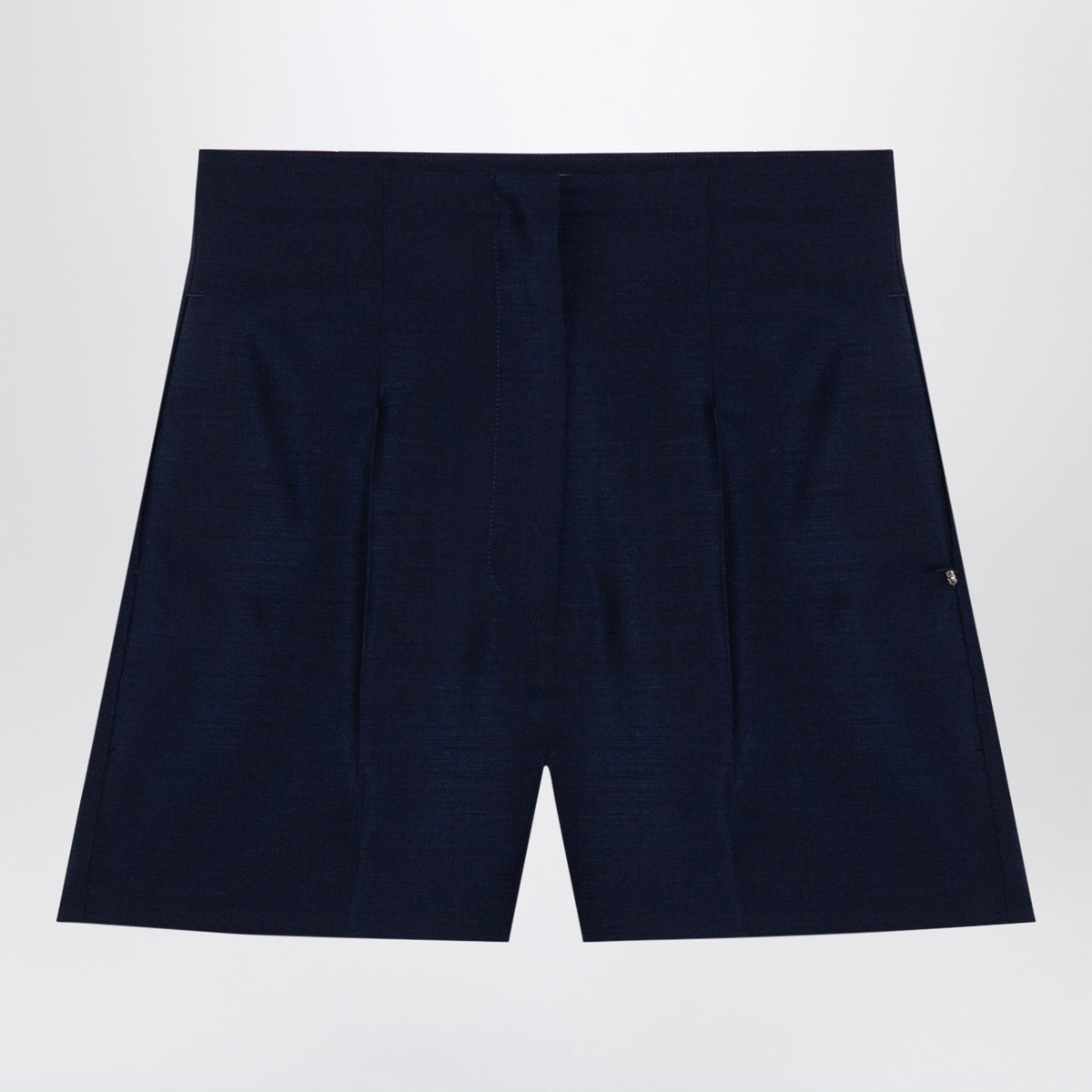 Sportmax SportMax Blueウールブレンドショーツ - Image 2