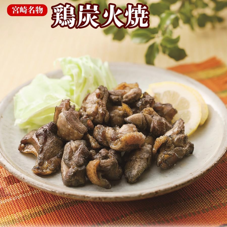 Side Dish Retort Miyazaki Specialty Meat Hinata-ya Chicken Charcoal Grilled 3.5 oz (100 g) x 5 Pieces