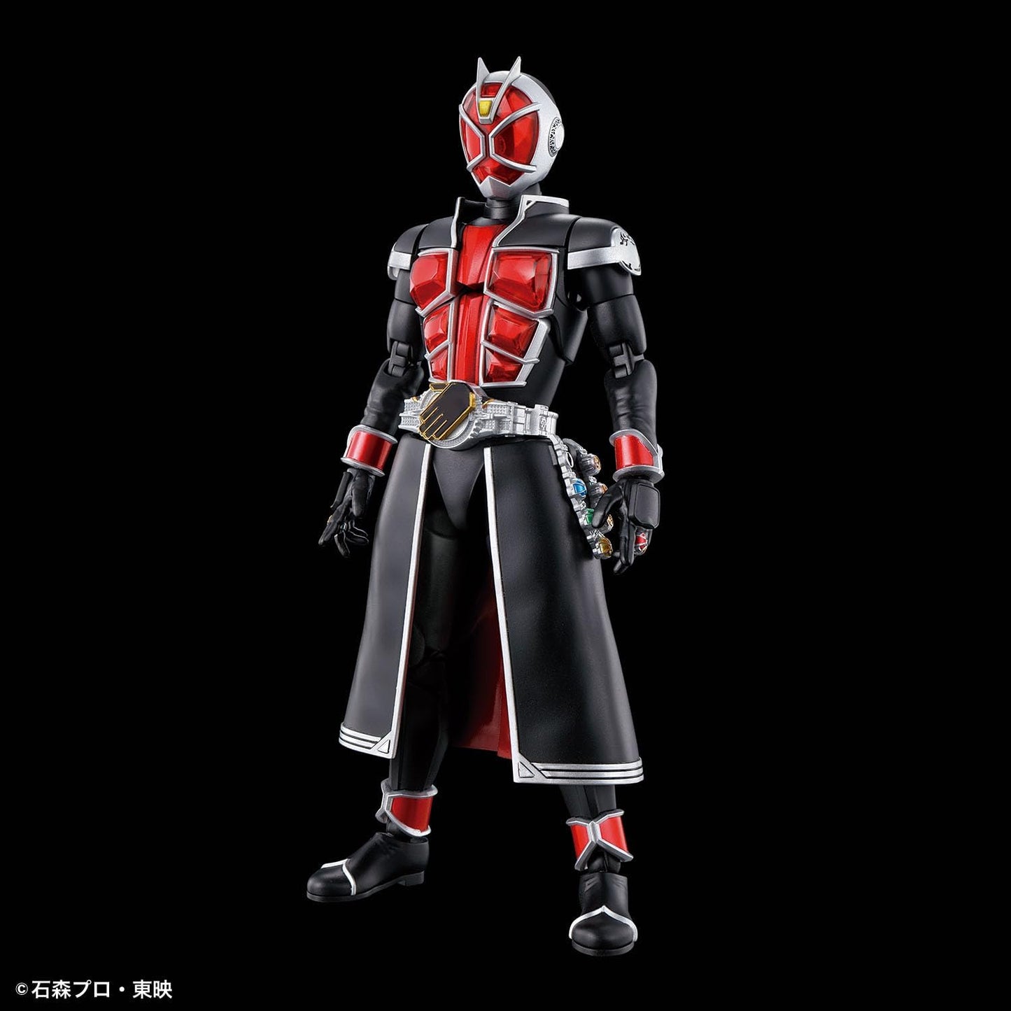 Bandai Spirits 2621758 Figure-rise Standard, Kamen Rider Wizard, Flame Style, Color Coded Plastic Model