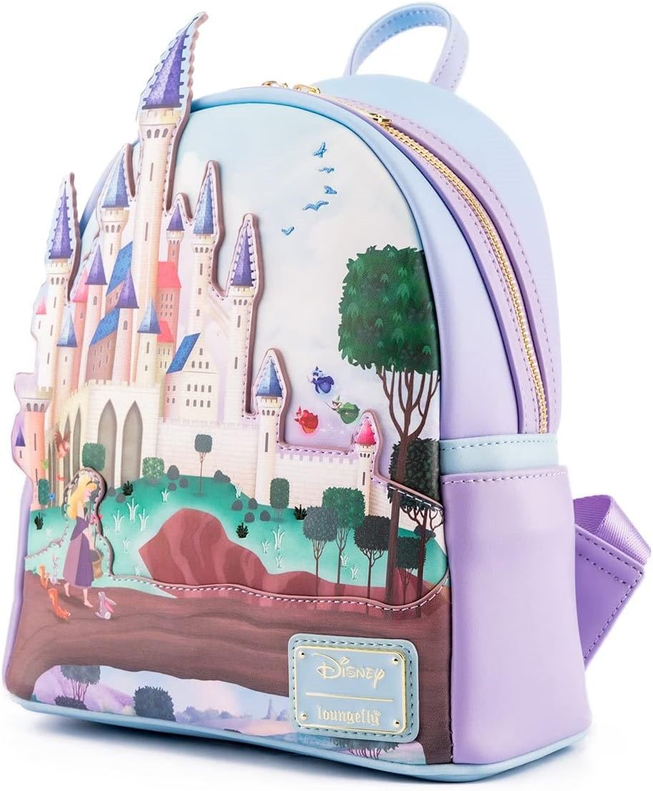 Loungefly Bolso de hombro Sleeping Beauty Castle