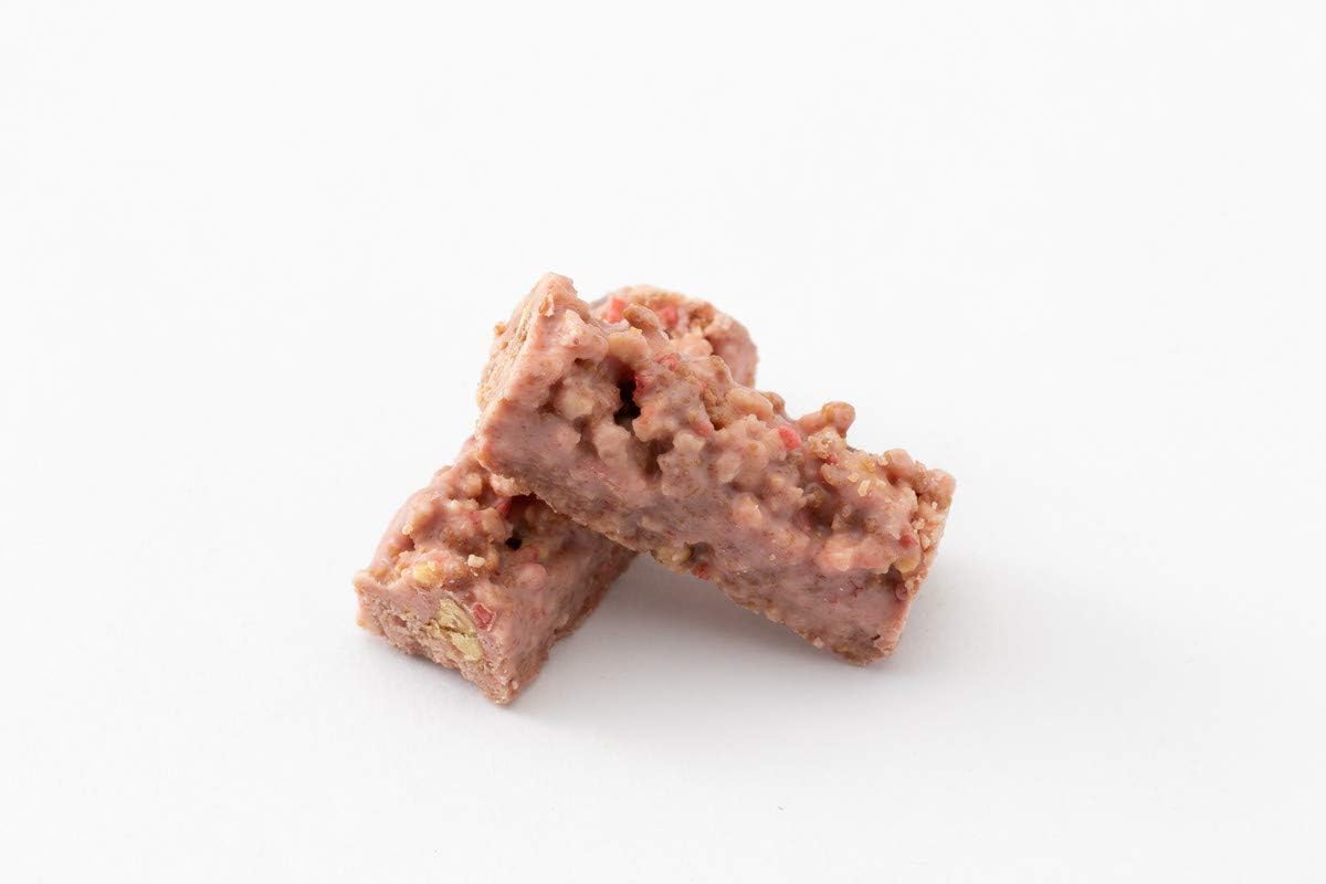[Kyushu Limited] Black Mont Blanc Amaou Strawberry Crunch Chocolate Bar, Pack of 10