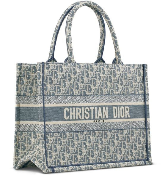 Medium Dior Book Tote Dior Oblique embroidery - Image 2