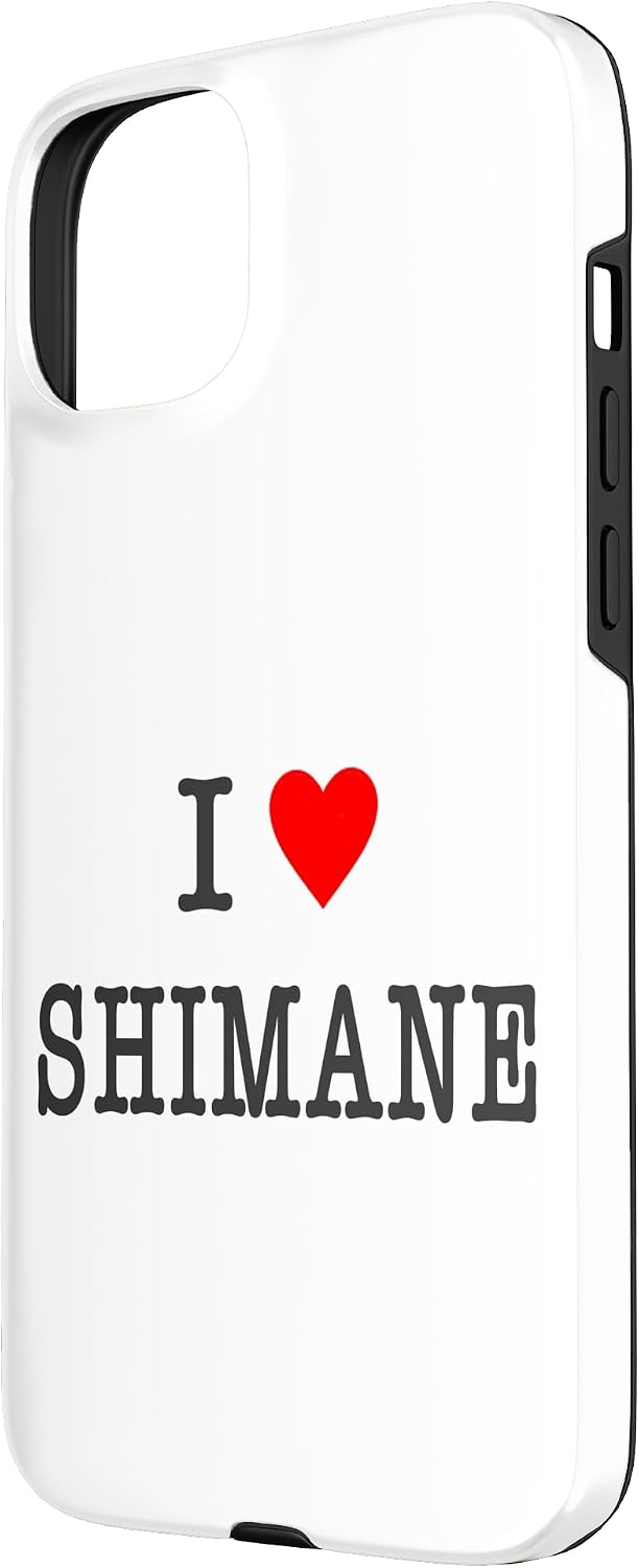 アイラブ・SHIMANE 島根（I Love ハート）【47都道府県】JIMO-T ジモティ お土産 プレゼント 面白 スマホケース iPhone 15 Plus 用