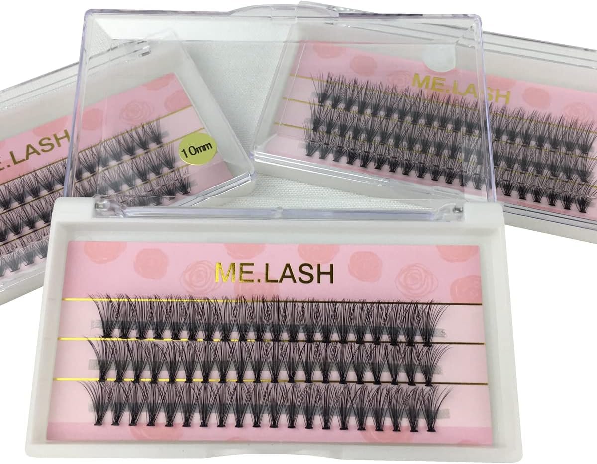 3 Boxes Eyelash Extensions 0.10mm C Curl 8mm-14mm Black Handmade False Eyelashes Natural Long Individual Eyelash Extensions Fake Eyelashes Makeup Beauty Cosmetic Thick Big Eyes 20D Double Layer 3D