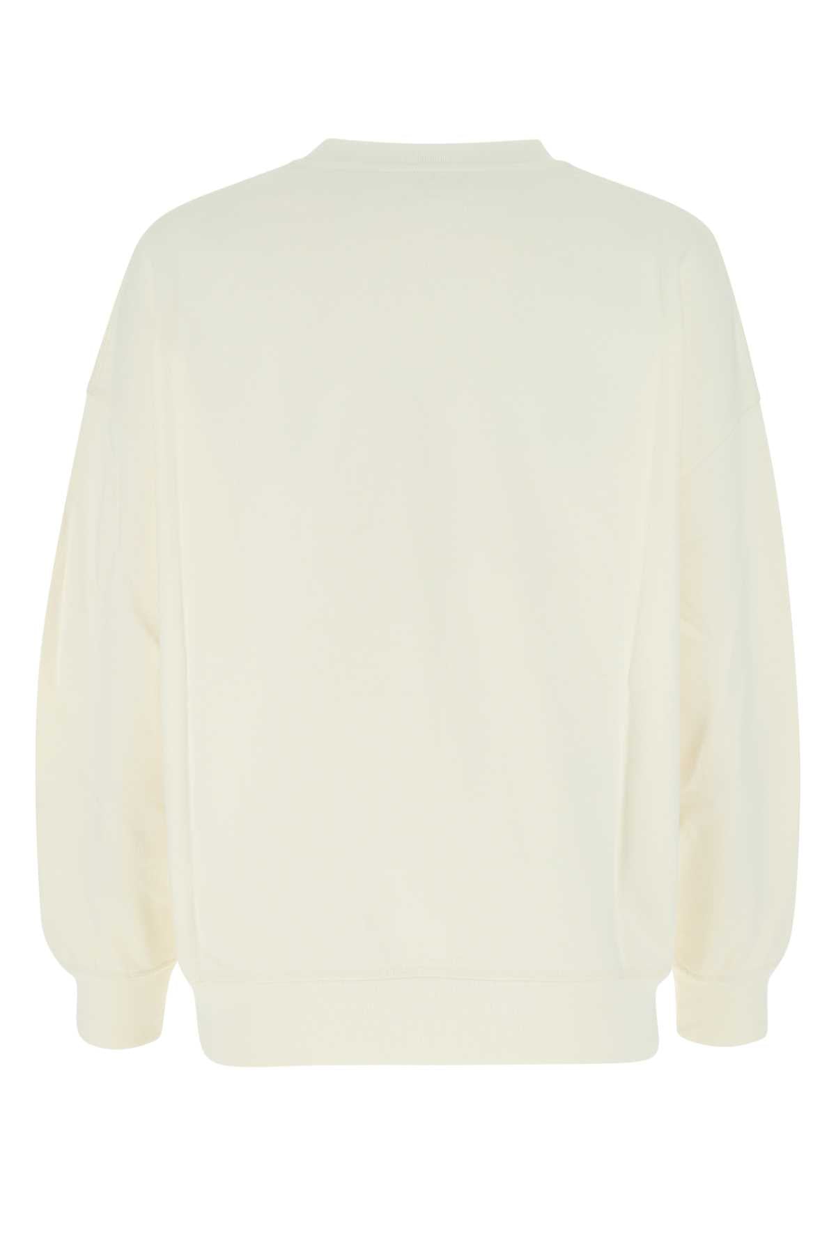 Alexander Mcqueen アレクサンダーマックイーンアイボリーコットン特大スウェットシャツ - Image 2