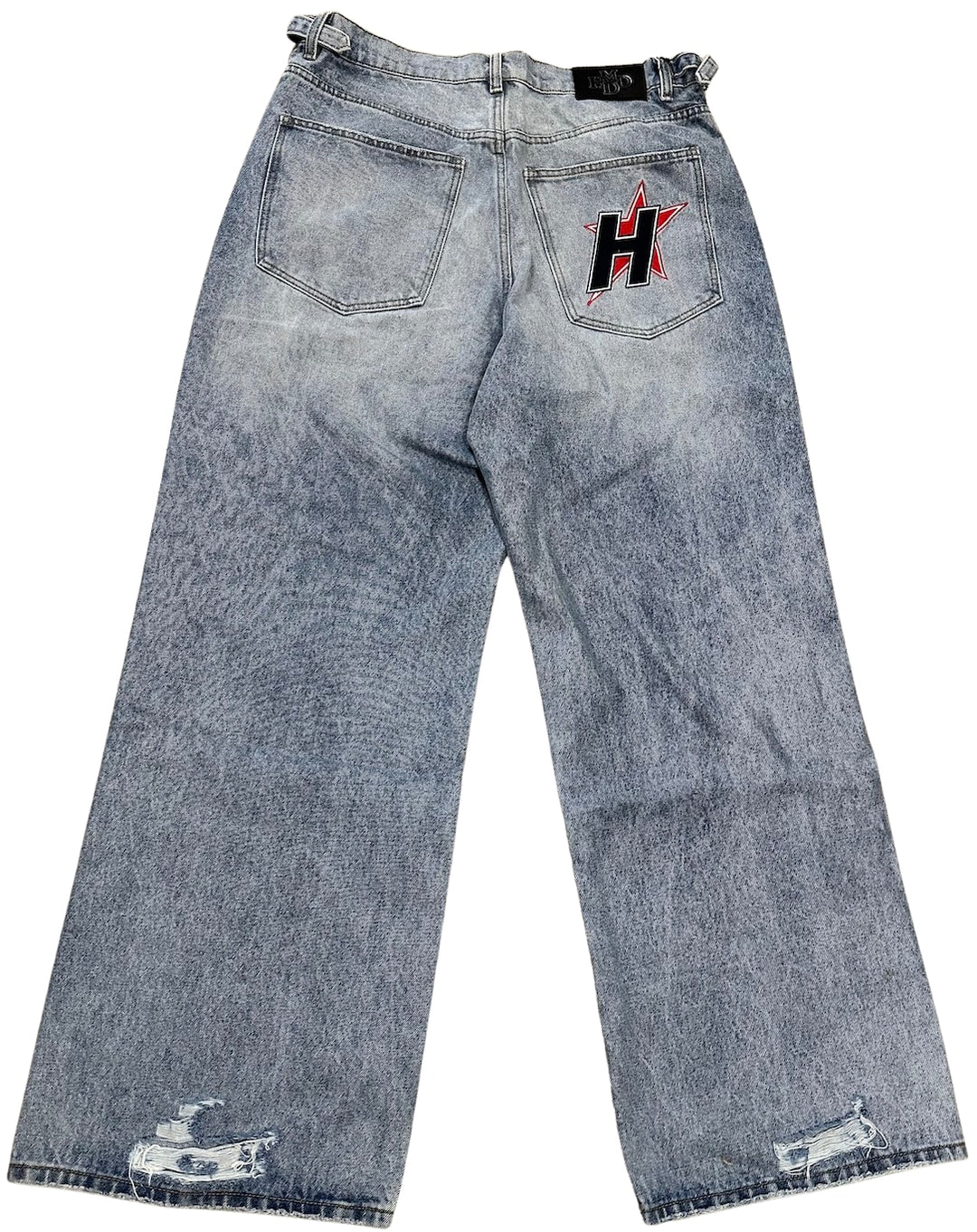 HAPPY MEMORIES DON'T DIE HMDD 'CRYSTAL H-STAR' JEANS