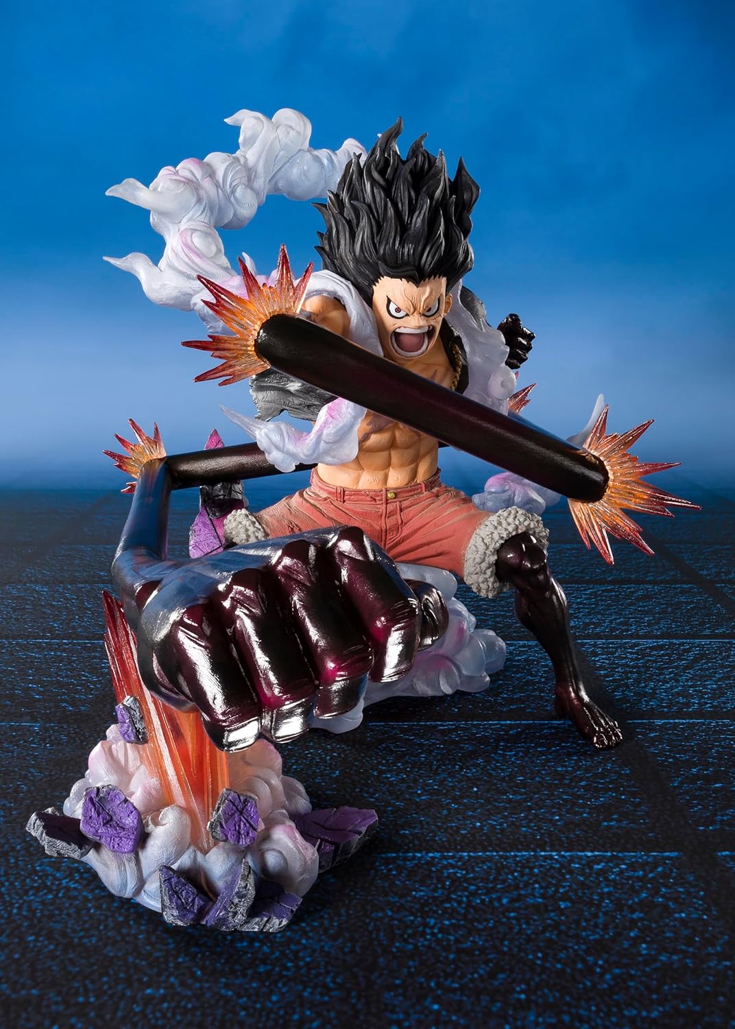 Tamashi Nations Figuarts Zero One Piece (Super Battle) Monkey D. Luffy Gear 4 Snake Man Osahai (Resale Version) Approx. 6.3 inches (160 mm), PVC & ABS Pre-painted Complete Figure