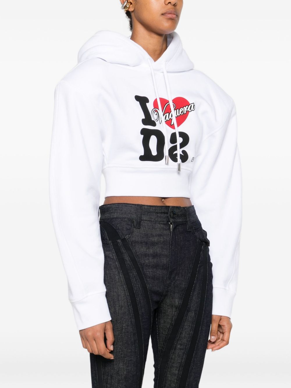 Dsquared2ロゴコットンパーカー - Image 2
