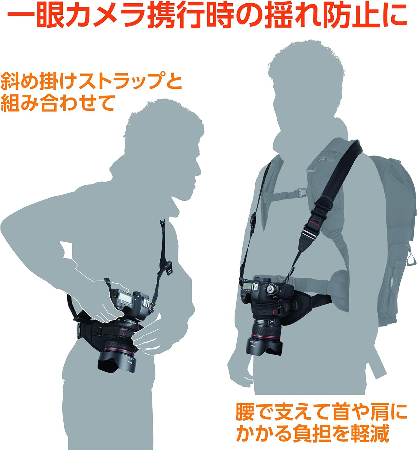 HAKUBA SLR Camera Holster GW-ADVANCE Camera Holster Light 02 S Black SGWA-CHLT2SBK Lightweight Camera Holster for Camera Shaking