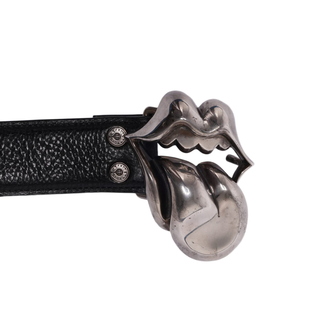 CHROME HEARTS 'ROLLING STONES' LIPS BELT