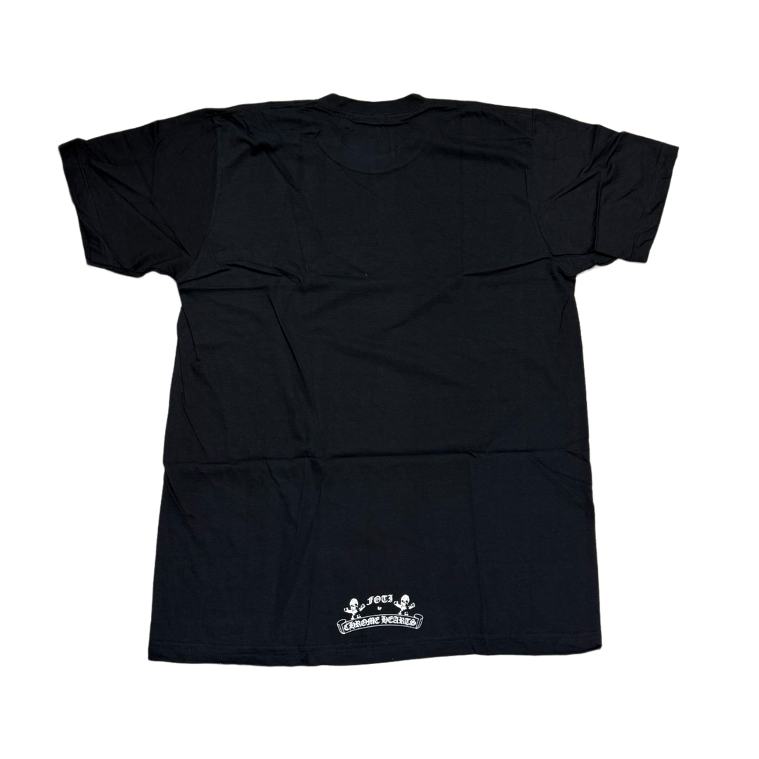 CHROME HEARTS X FOTI 'MULTI GRAPHIC' BLACK TEE