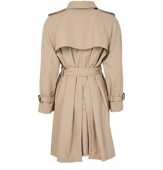 CELINE Trench coat in cotton and wool gabardine - Image 2
