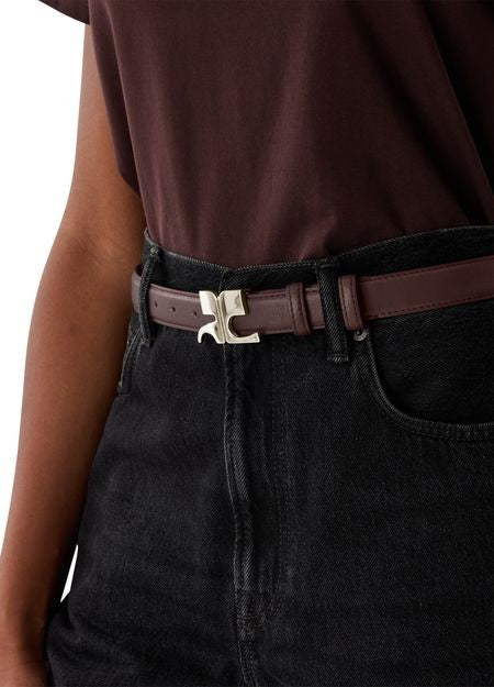 COURREGES AC smooth leather belt - Image 2