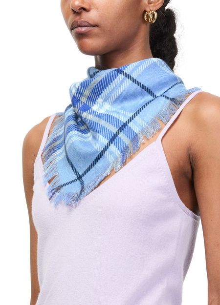 BOMPARD Mini tartan square cashmere scarf - Image 2