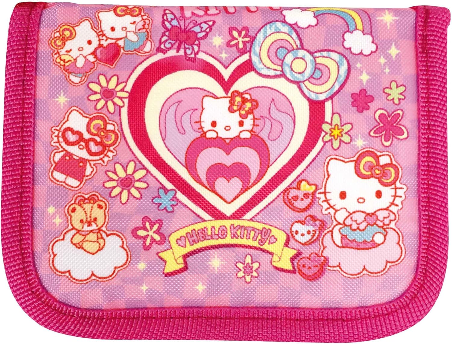 I Planning Sanrio Characters Wallet Hello Kitty W 4.7 x H 3.7 x D 0.6 inches (120 x 95 x 15 mm) K3057A