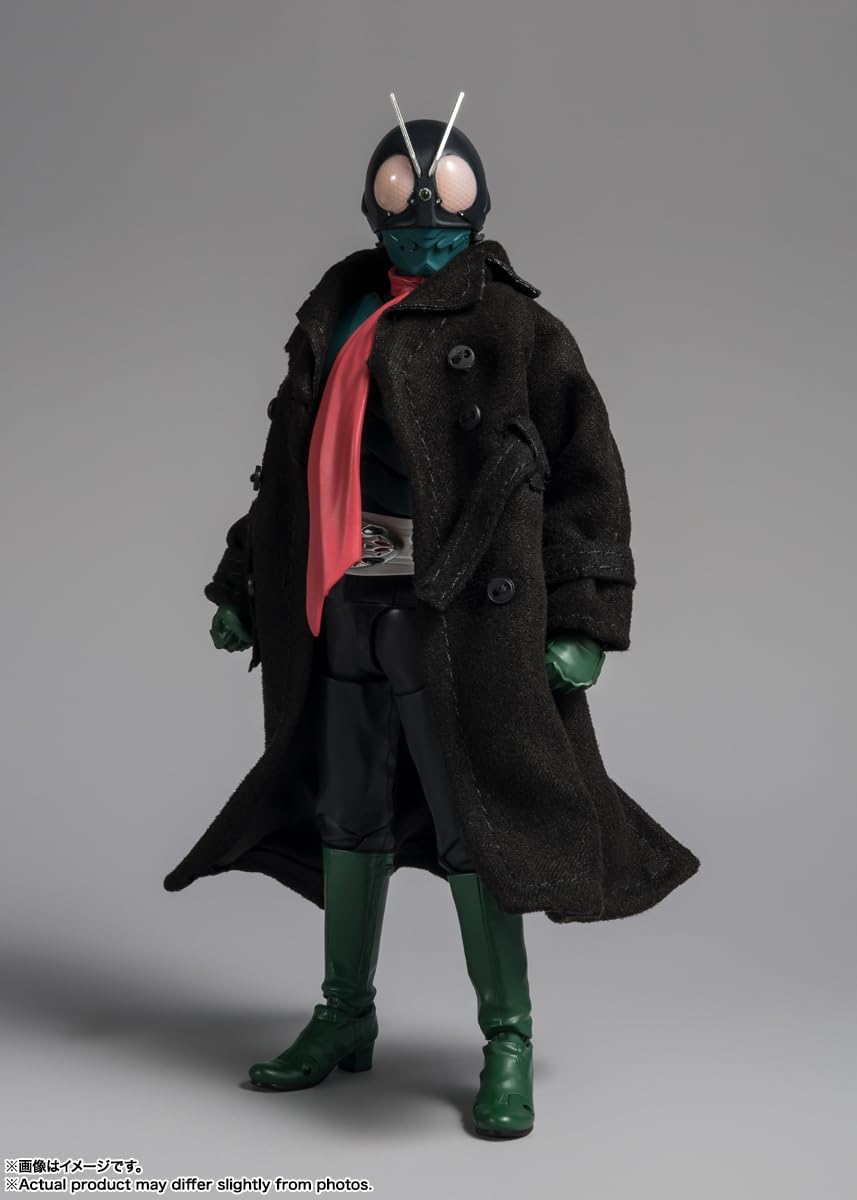 TAMASHII NATIONS S.H. Figuarts Shin Kamen Rider Action Figure, Limited PKG, Approx. 5.7 inches (145 mm), PVC + ABS + Fabric, Painted