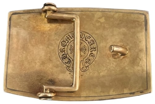 CHROME HEARTS 'FLEUR DE LIS' BRONZE BUCKLE