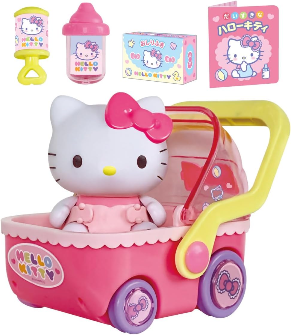 Muraoka Hello Kitty Korokoro Baby Toy Pretend Play for Girls 3 Years and Up