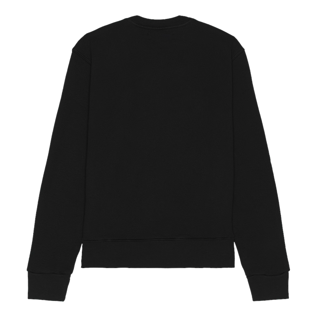 AMIRI 'HOCKEY LOGO' BLACK CREWNECK SWEATER