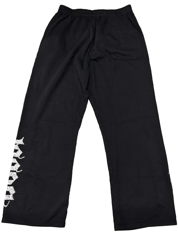 BOSSI 'PURPLE DRAGON' BLACK SWEATPANTS