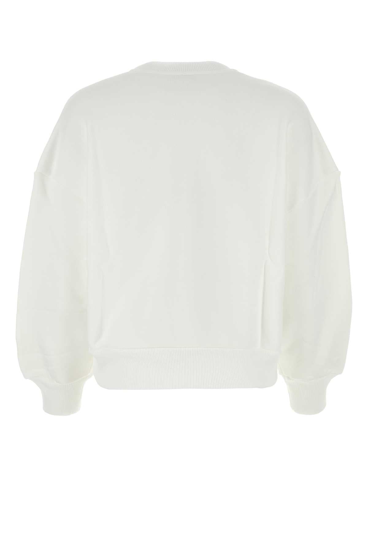 Alexander Mcqueen アレクサンダーマックイーンホワイトコットンスウェットシャツ - Image 2