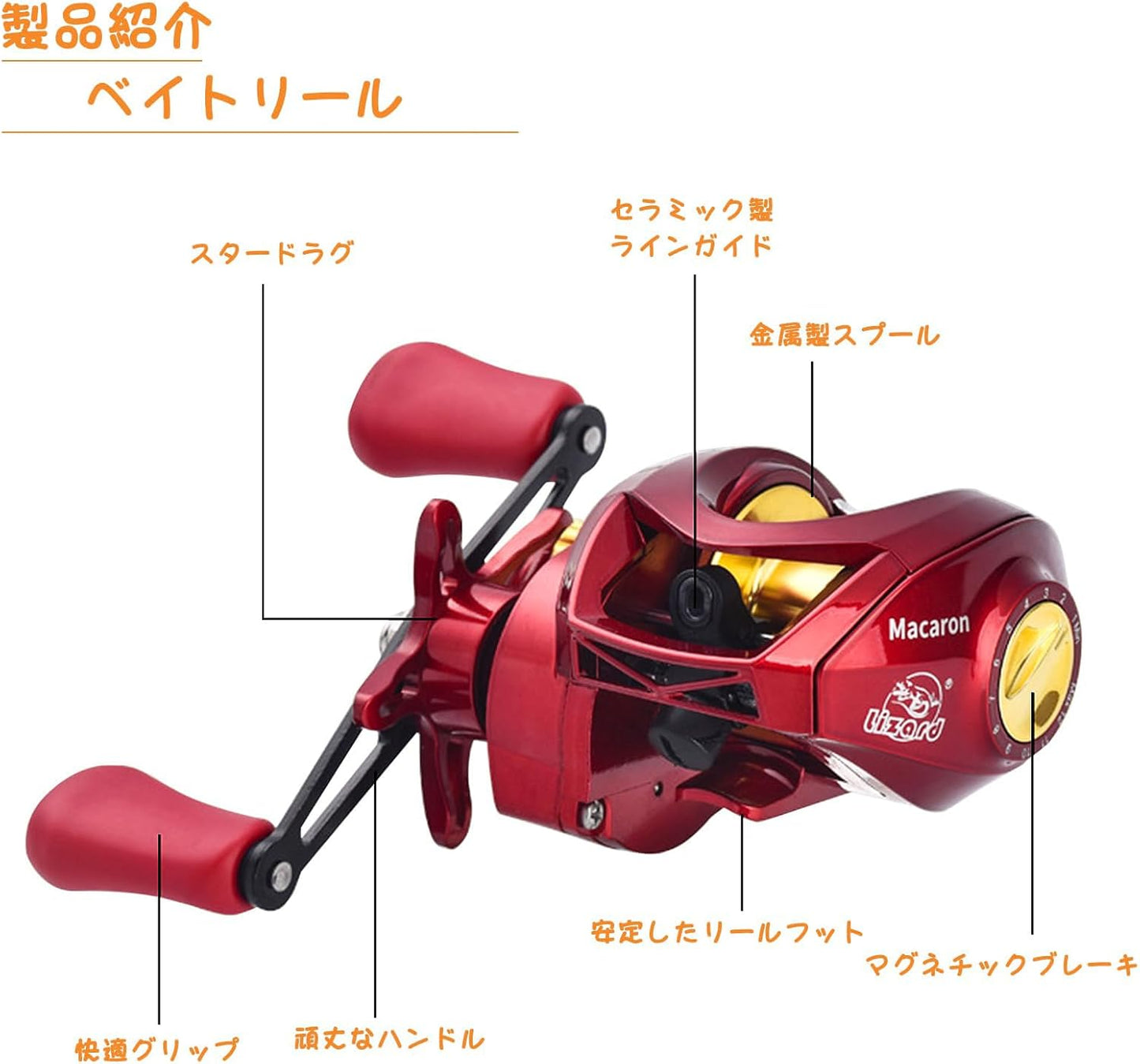 Bait Reel Fishing Reel Bait Finesse Reel Shallow Groove Spool Ultra Lightweight Aluminum Alloy Spool Strong Magnetic Brake for Saltwater Fishing Freshwater (Right Handle)