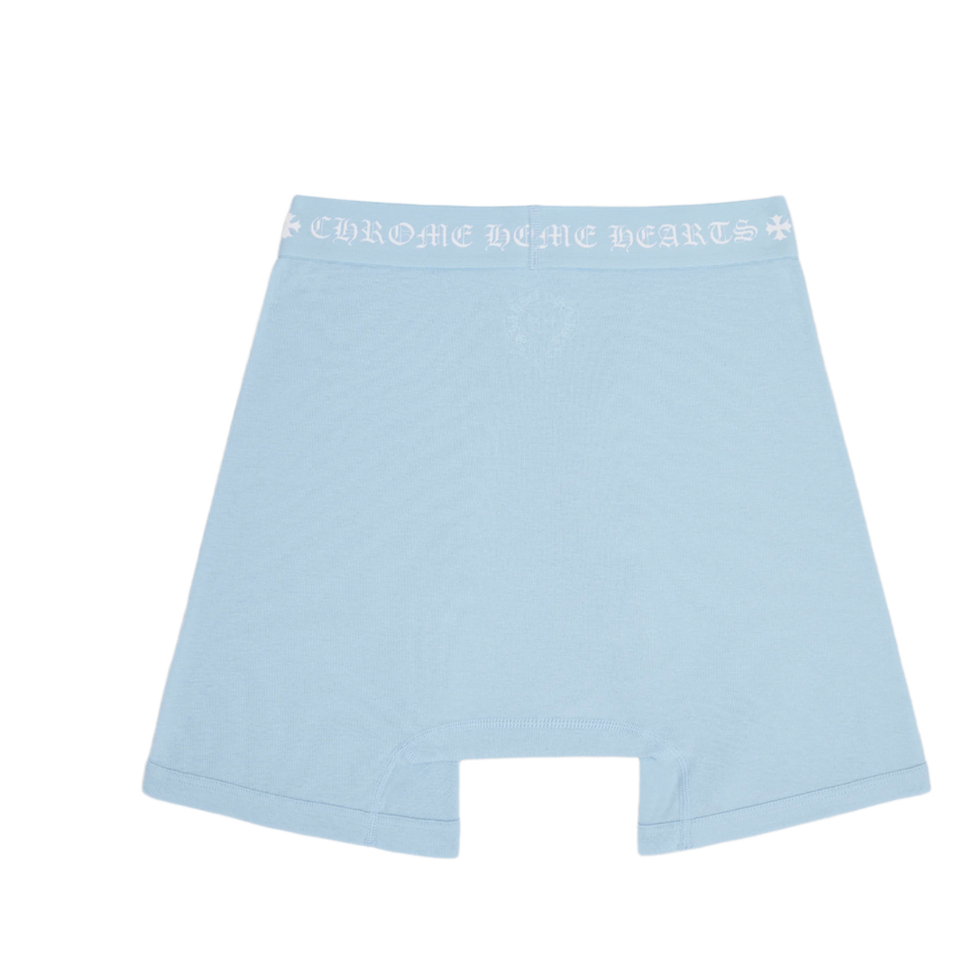 CHROME HEARTS 'BABY BLUE CLASSIC RIB' BOXER BRIEFS
