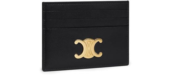 CELINE Card holder Triomphe in shiny calfskin - Image 2