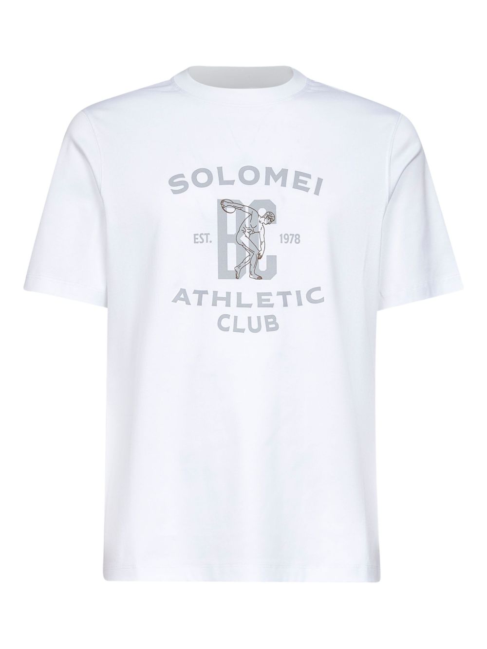 Brunello Brunello CucinelliプリントコットンTシャツ - Image 2